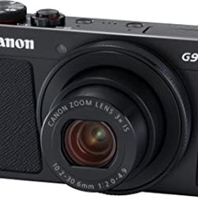 【中古】Canon コンパクトデジタルカメラ PowerShot G9 X Mark II ブラック 1.0型センサー/F2.0レンズ/光学3倍ズーム PSG9XMARKIIBK