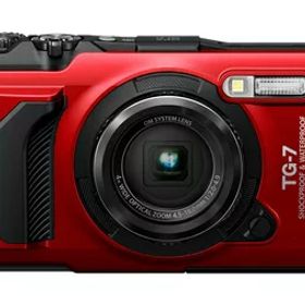 【中古】（新古品） OM SYSTEM/オリンパス Tough TG-7 レッド