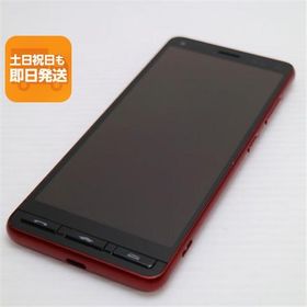 美品 A001KC Y!mobile かんたんスマホ2 レッド スマホ 白ロム 中古 あすつく 土日祝発送OK