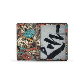 MightySkins Glossy Glitter Skin Compatible with Kindle Scribe (2022) Full Wrap - Orange Hip Hop | Protective High-Gloss Glitter Finish | E_並行輸入