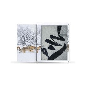 MightySkins Glossy Glitter Skin Compatible with Kindle Scribe (2022) Full Wrap - Wolf Pack | Protective High-Gloss Glitter Finish | Easy t_並行輸入