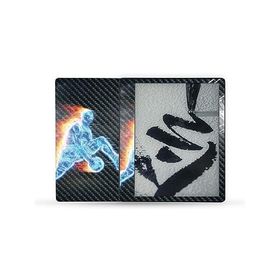 MightySkins Carbon Fiber Skin Compatible with Kindle Scribe (2022) Full Wrap - Glow Basketball | Textured Carbon Fiber Finish | Easy to Ap_並行輸入