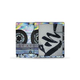 MightySkins Carbon Fiber Skin Compatible with Kindle Scribe (2022) Full Wrap - Holo Cassette | Protective Textured Carbon Fiber Finish | E_並行輸入