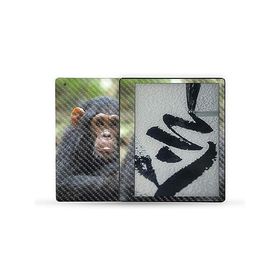 MightySkins Carbon Fiber Skin Compatible with Kindle Scribe (2022) Full Wrap - Baby Chimp | Protective Textured Carbon Fiber Finish | Easy_並行輸入