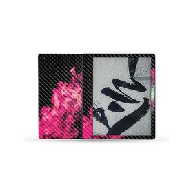 MightySkins Carbon Fiber Skin Compatible with Kindle Scribe (2022) Full Wrap - Magenta Smoke | Protective Textured Carbon Fiber Finish | E_並行輸入