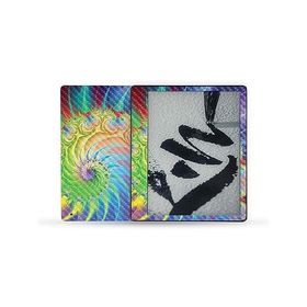 MightySkins Carbon Fiber Skin Compatible with Kindle Scribe (2022) Full Wrap - Color Fractal | Protective Textured Carbon Fiber Finish | E_並行輸入