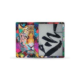 MightySkins Carbon Fiber Skin Compatible with Kindle Scribe (2022) Full Wrap - Neon Tiger | Protective Textured Carbon Fiber Finish | Easy_並行輸入
