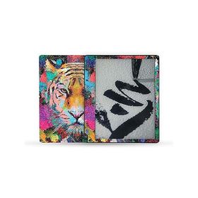 MightySkins Glossy Glitter Skin Compatible with Kindle Scribe (2022) Full Wrap - Neon Tiger | Protective High-Gloss Glitter Finish | Easy _並行輸入