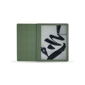 MightySkins Carbon Fiber Skin Compatible with Kindle Scribe (2022) Full Wrap - Solid Olive | Protective Textured Carbon Fiber Finish | Eas_並行輸入