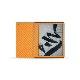 MightySkins Carbon Fiber Skin Compatible with Kindle Scribe (2022) Full Wrap - Solid Orange | Protective Textured Carbon Fiber Finish | Ea_並行輸入