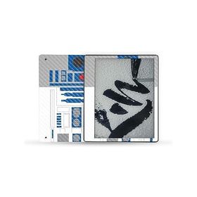 MightySkins Carbon Fiber Skin Compatible with Kindle Scribe (2022) Full Wrap - Cyber Bot | Protective Textured Carbon Fiber Finish | Easy _並行輸入