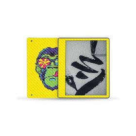 MightySkins Carbon Fiber Skin Compatible with Kindle Scribe (2022) Full Wrap - Hypno Chimp | Protective Textured Carbon Fiber Finish | Eas_並行輸入