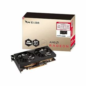 【中古】玄人志向 AMD Radeon RX6600XT 搭載 グラフィックボード GDDR6 8GB 搭載モデル RD-RX6600XT-E8GBDF