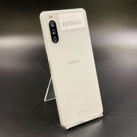【最速発送】 Xperia 10 III 128GB ホワイト系 softbank SIMフリー A102SO 白ロム【難有】