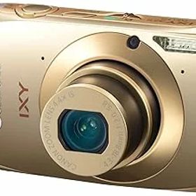【中古】Canon デジタルカメラ IXY32ゴールド IXY32SGL 1210万画素 光学4.4倍ズーム 3.2型ワイドタッチパネル フルHD動画