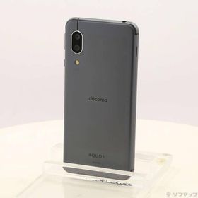 〔中古〕SHARP(シャープ) AQUOS sense3 64GB ブラック SH-02M docomo〔371-ud〕