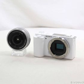 〔中古〕SONY(ソニー) VLOGCAM ZV-E10L パワーズームレンズキット ホワイト〔258-ud〕