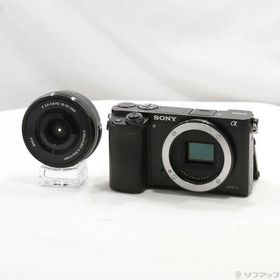 〔中古〕SONY(ソニー) α6000 パワーズームレンズキット ブラック ILCE-6000L〔258-ud〕