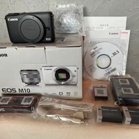 【新品同様】Canon EOS M10 レンズキット ブラック