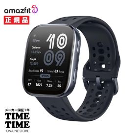 【26日26時まで最大2,000円OFFクーポン！ポイント最大47倍】Amazfit アマズフィット Bip6 ブラック スマートウォッチ GPS Bluetooth通話 オフラインマップ機能 SP170074C01 【安心のメーカー1年保証】