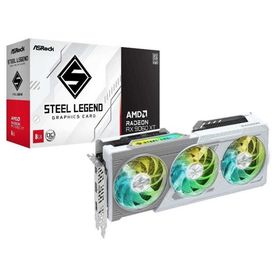 ASRock AMD Radeon RX 9060 XT Steel Legend 8GB OC RX9060XT SL 8GO