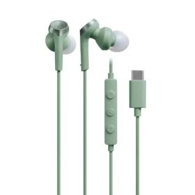 オーディオテクニカ(audio-technica) ATH-CKS330C GR グリーン USB Type-C用イヤホン