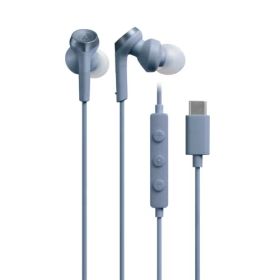 オーディオテクニカ(audio-technica) ATH-CKS330C BL ブルー USB Type-C用イヤホン