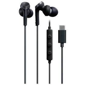 オーディオテクニカ ダイナミック密閉型Type-Cコネクタイヤホン(ブラック) ATH-CKS330C-BK audio-technica