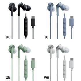 USB Type-C用イヤホン ATH-CKS330Cオーディオテクニカ ヘッドホン USBType-C用 重低音 小型 軽量 DAC内蔵 BK BL GR WH