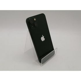 【中古】Apple au 【SIMフリー】 iPhone 13 256GB グリーン MNGH3J/A【札幌南2条】保証期間１週間【ランクC】