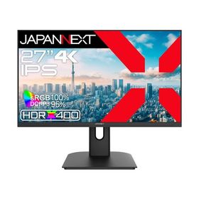 JAPANNEXT 液晶モニター 4K・HDR対応 27インチ 2年保証 JN-I27U