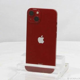 【中古】Apple(アップル) iPhone13 128GB プロダクトレッド MLNF3J／A SIMフリー 【348-ud】