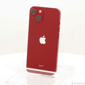 【中古】Apple(アップル) iPhone13 128GB プロダクトレッド MLNF3J／A SIMフリー 【368-ud】