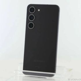 ソフマップ 〔中古品〕 Galaxy S23 256GB ファントムブラック SCG19 au SIMフリー【349】
