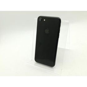 【中古】Apple au 【SIMロック解除済み】 iPhone 7 32GB ジェットブラック MQTY2J/A【千葉】保証期間１週間【ランクC】
