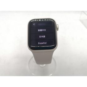 【中古】Apple Apple Watch SE2 40mm GPS スターライトアルミニウムケース/スターライトスポーツバンド MNJP3J/A【熊本】保証期間１ヶ月【ランクB】