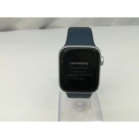 【中古】Apple Apple Watch SE2 40mm GPS シルバーアルミニウムケース/ストームブルースポーツバンド (S/M) MRE13J/A【札幌】保証期間１ヶ月【ランクB】