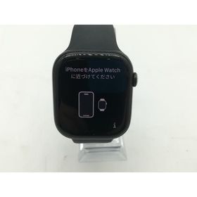【中古】Apple Watch Series10 46mm GPS ジェットブラックアルミニウムケース/ブラックスポーツバンド (S/M) MWWP3J/A【OSU301】保証期間１ヶ月【ランクB】