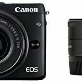 【中古】 Canon ミラーレス一眼カメラ EOS M3 ダブルレンズキット(ブラック) EF-M15-45mm F3.5-6.3 IS STM EF-M22mm F2 STM 付属 EOSM3BK-WLK2 当店保証30日間 人気 ミラーレス 一眼レ