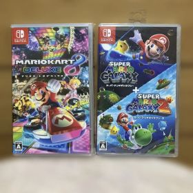 switchスーパーマリオギャラクシー2&マリオカート8デラックス未開封品セット