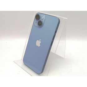 【中古】【赤ロム保証あり】Apple au 【SIMフリー】 iPhone 14 128GB ブルー MPVJ3J/A【高崎モントレー】保証期間１ヶ月【ランクC】