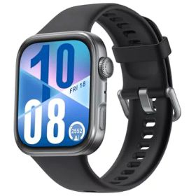 HUAWEI WATCH FIT 4 スマートウォッチ 薄型軽量 1.82インチ大画面 アウトドアに適した気圧計と測位システム 通知 フィットネス ヘルストラッカー 情緒測定 10日間ロングバッテリー iOS/Android ブラ