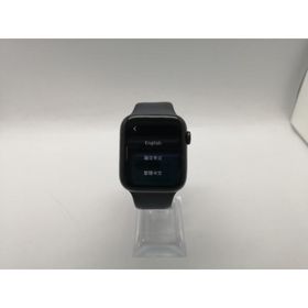 【中古】Apple Apple Watch Series5 44mm GPS スペースグレイアルミニウム/ブラックスポーツバンド S/M &amp; M/L【OSU301】保証期間１ヶ月【ランクC】