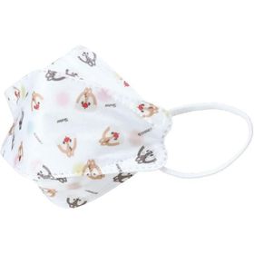 SKATER スケーター 高機能 口元空間 立体 不織布 三層構造 マスク 子供用 ディズニー チップ&amp;デール 5枚 MSKSH3-A (プレゼント 保育園 幼稚園 小学校 子供)