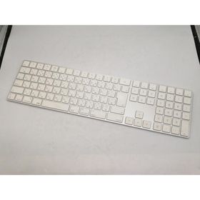【中古】Apple Magic Keyboard（2017/テンキー付き/A1843） - 日本語（JIS） シルバー MQ052J/A【大須アメ横】保証期間１週間