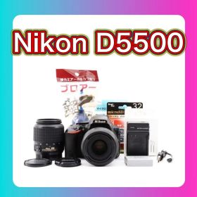 ニコン Nikon D5500 ダブルレンズセット ✨スマホ転送OK✨大人気✨