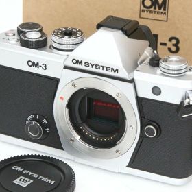 【中古】【美品】OMシステム OM SYSTEM OM-3 ボディ（センサー清掃済） CA01-R4401-2Q4 マイクロフォーサーズ 5軸手ブレ補正 EVF 中古