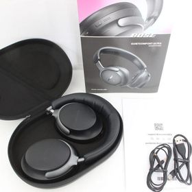 ボーナスストア+5％【美品】BOSE QuietComfort Ultra Headphones ブラック 空間オーディオ対応 ヘッドホン ボーズ 本体