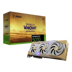 MSI エムエスアイ GeForce RTX 5070 12G World of Warcraft MIDNIGHT LIGHT EDITION OC G5070-12GTC(2675847)
