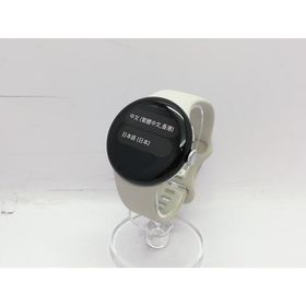 【中古】Google Pixel Watch2 Bluetooth/Wi-Fiモデル PolishedSilverアルミケース/Porcelainアクティブバンド【立川フロム中武】保証期間１ヶ月【ランクA】